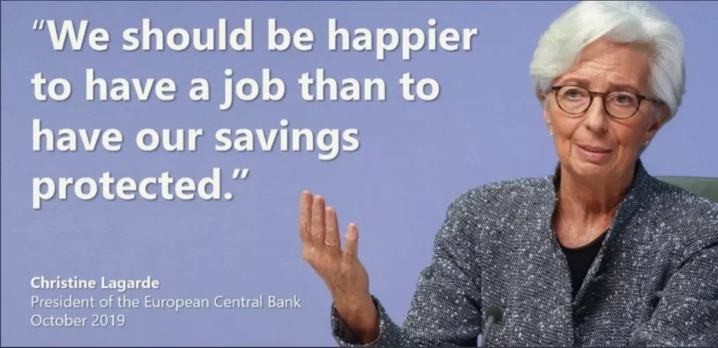 lagarde emploies vs épargne