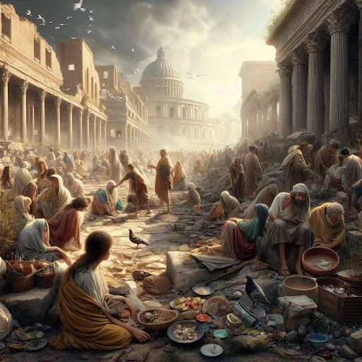 rome déclin monétaire