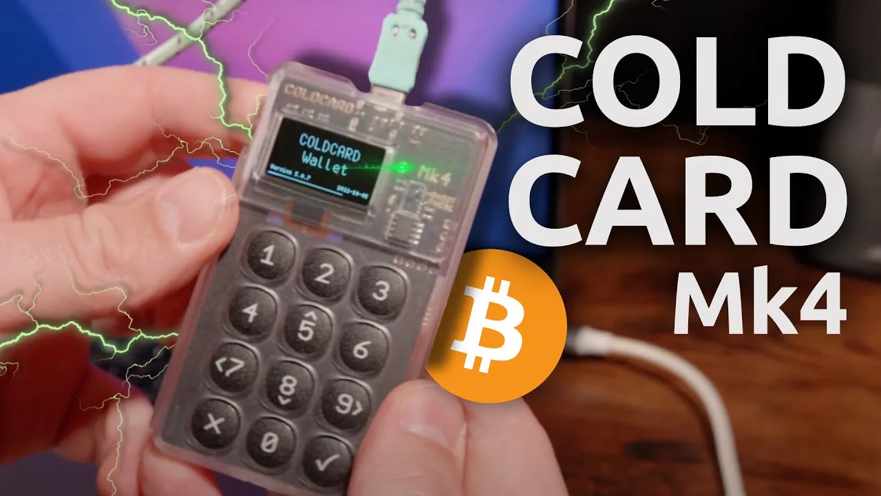 Coldcard Mk4 - Vidéo