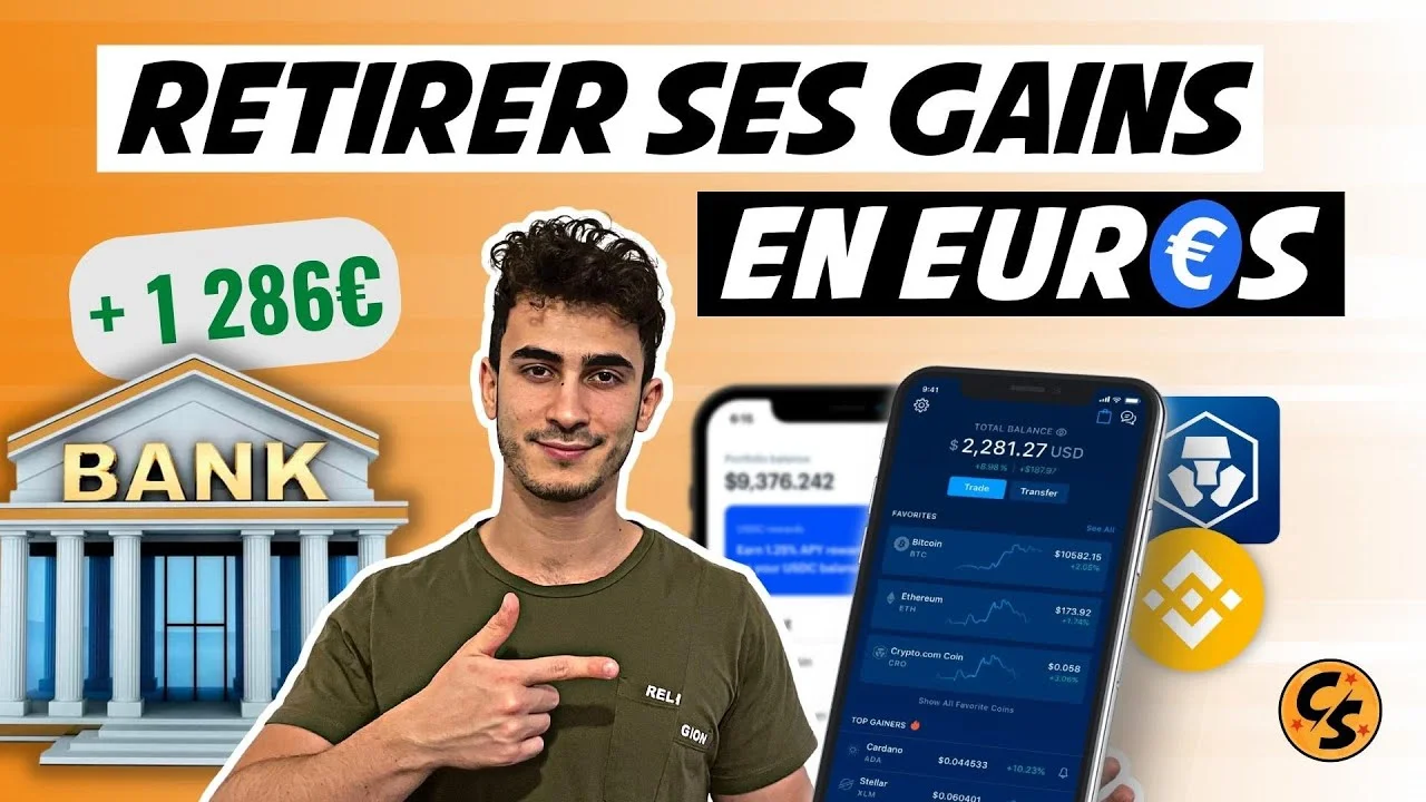 Comment retirer ses Bitcoins vers son compte bancaire ? (Binance, Crypto.com...)