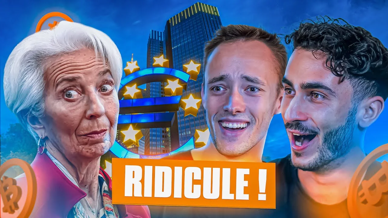La BCE au bord du gouffre ATTAQUE BITCOIN pour sauver l’EURO 💶 On debunk tout ça !