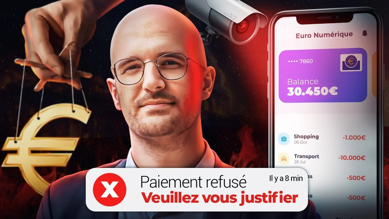 Le CAUCHEMAR de l’EURO NUMÉRIQUE 😰 Vers un CONTRÔLE TOTAL de vos dépenses ? Alexandre Stachtchenko