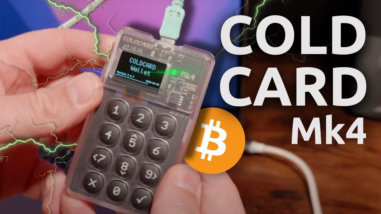 Test & Tuto du wallet ColdCard Mk4 avec Sparrow ⚡️ Plus sécurisé que Ledger ?