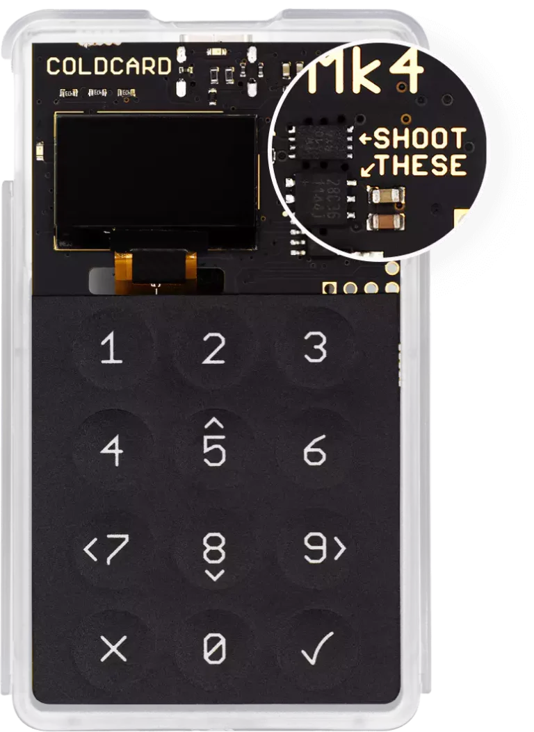 Architecture de sécurité Coldcard